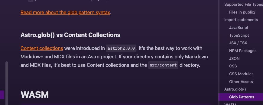content collection
