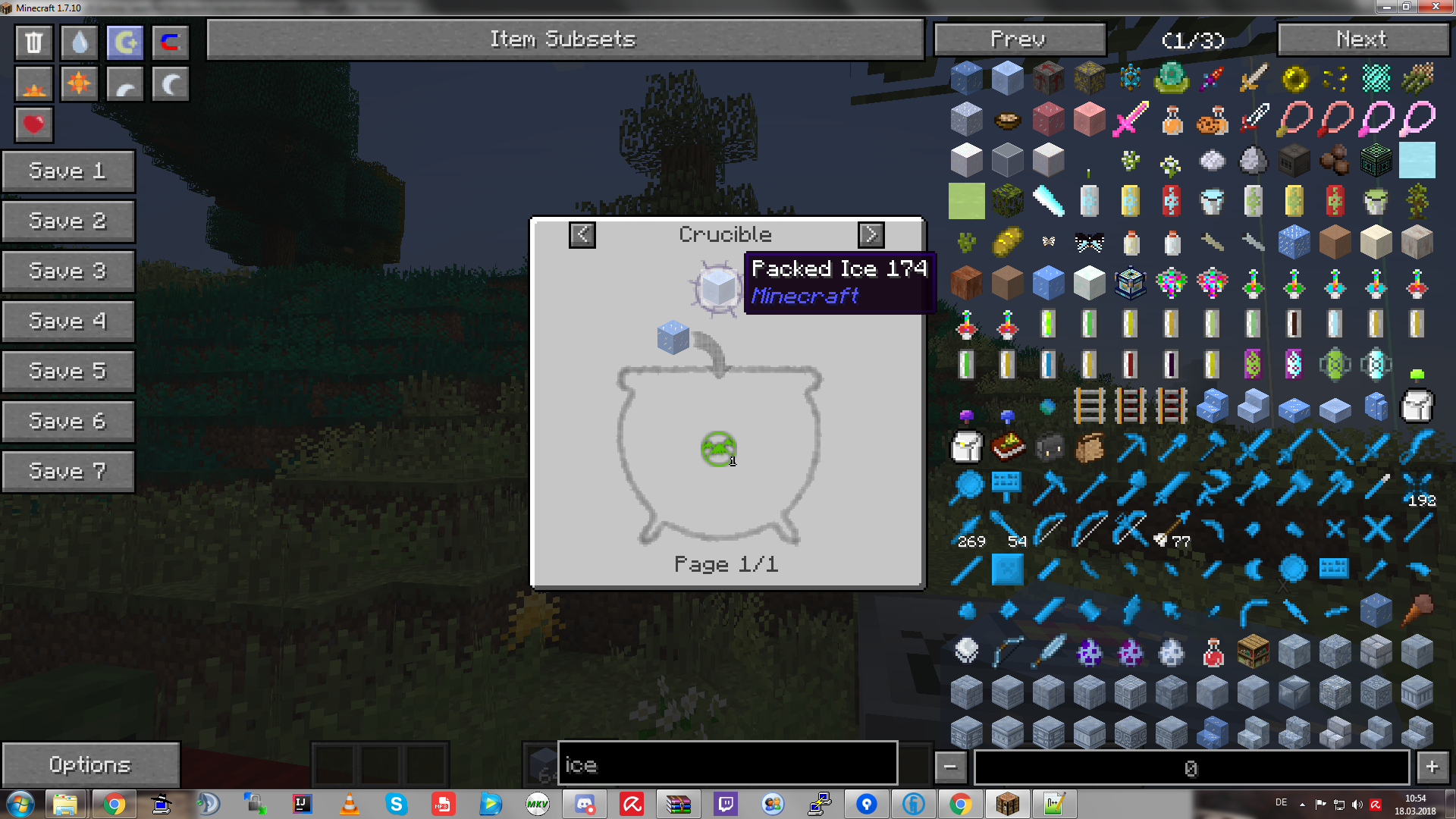 Packed Ice recipe Compressor / Crafting table / Crucible · Issue #2699 ...