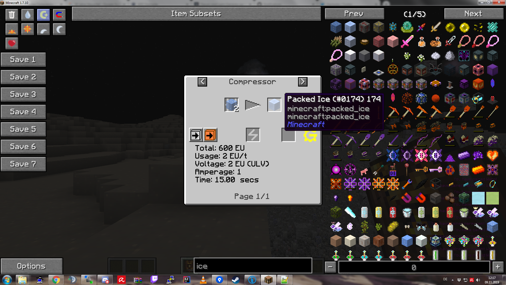 Packed Ice recipe Compressor / Crafting table / Crucible · Issue #2699 ...