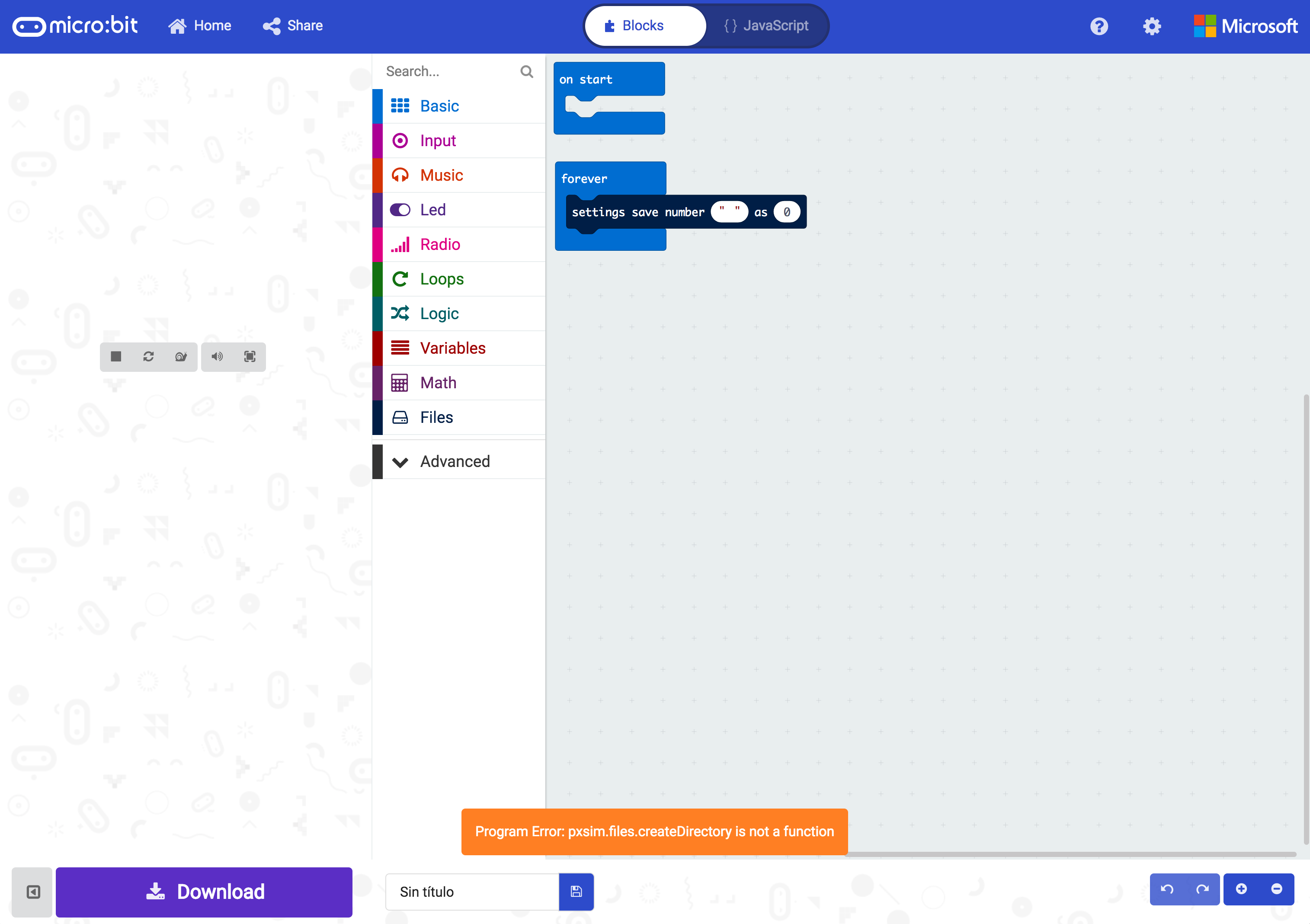 File System package simulator error · Issue #3250 · microsoft/pxt · GitHub