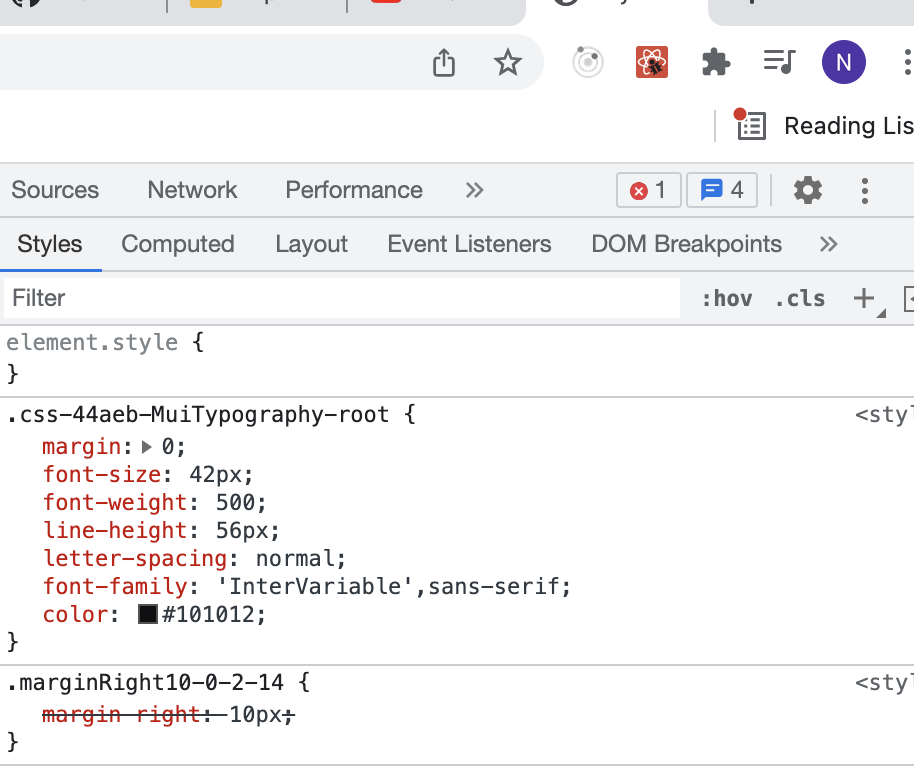 [Typography] `margin` property is attached to root style by default ...