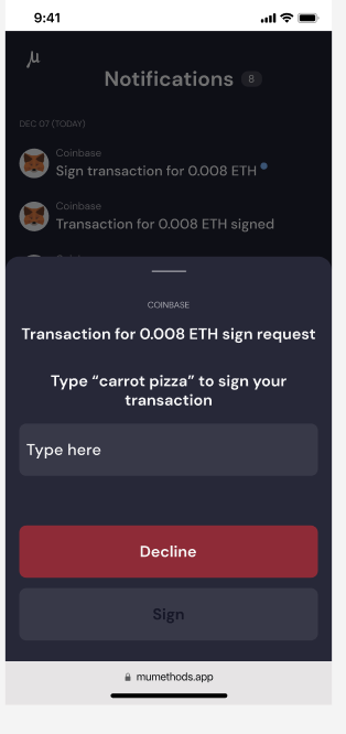 Mu API: Connect Decline Transaction Button to SDK · Issue #36 ...