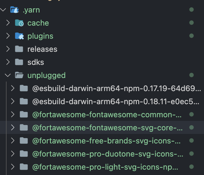 Fortawesome with Yarn berry pnp mode · FortAwesome FontAwesome