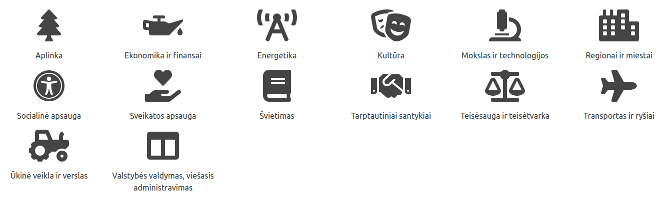 Category icons · Issue #238 · atviriduomenys/katalogas · GitHub