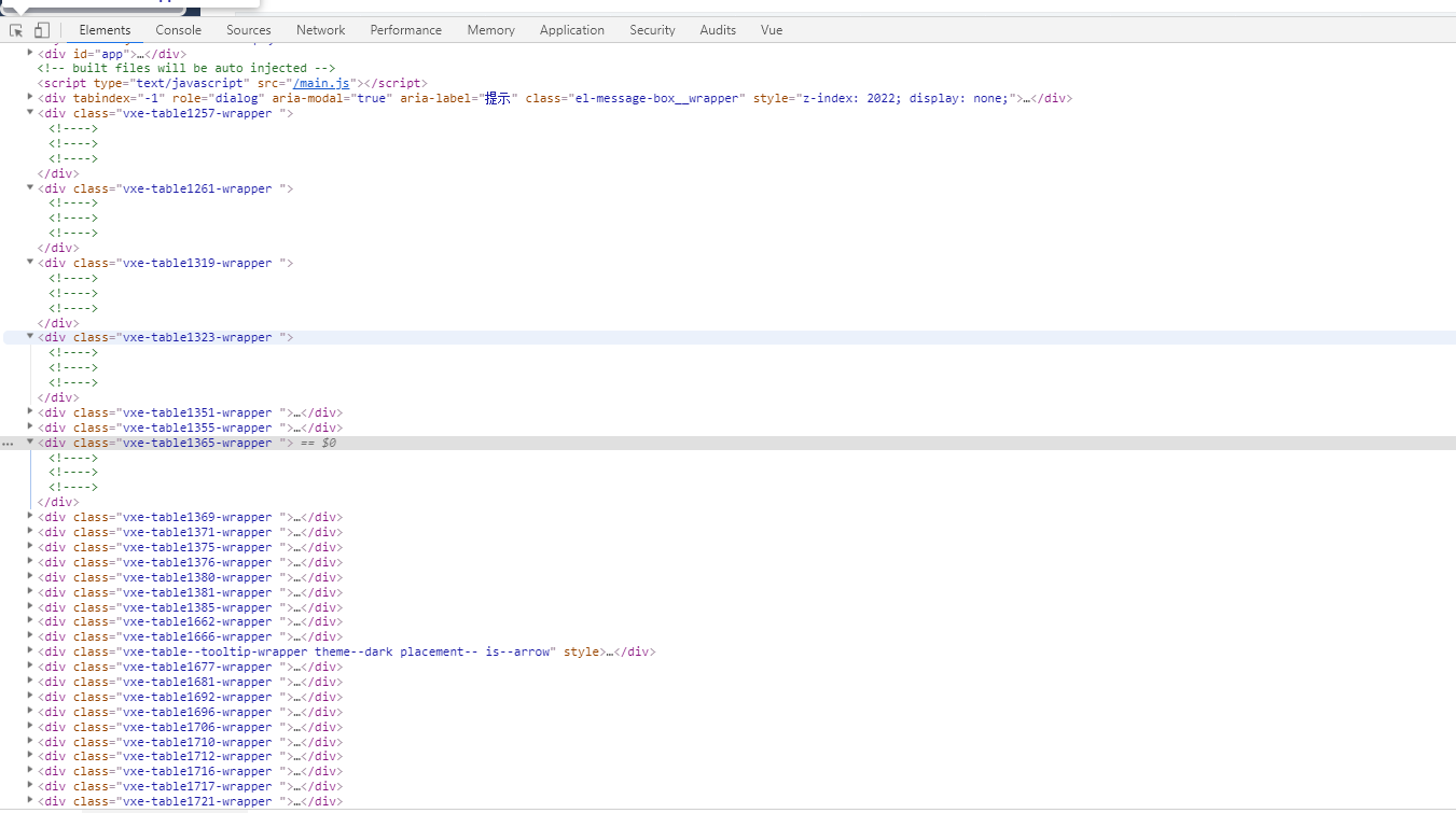 table每次加载都生成DOM 可以去掉麽 · Issue #1038 · x-extends/vxe-table · GitHub