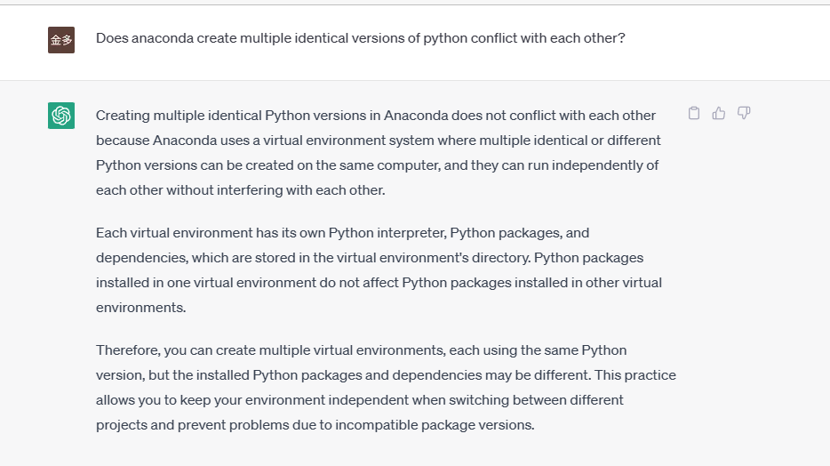 i-created-a-new-environment-but-it-included-packages-installed-in