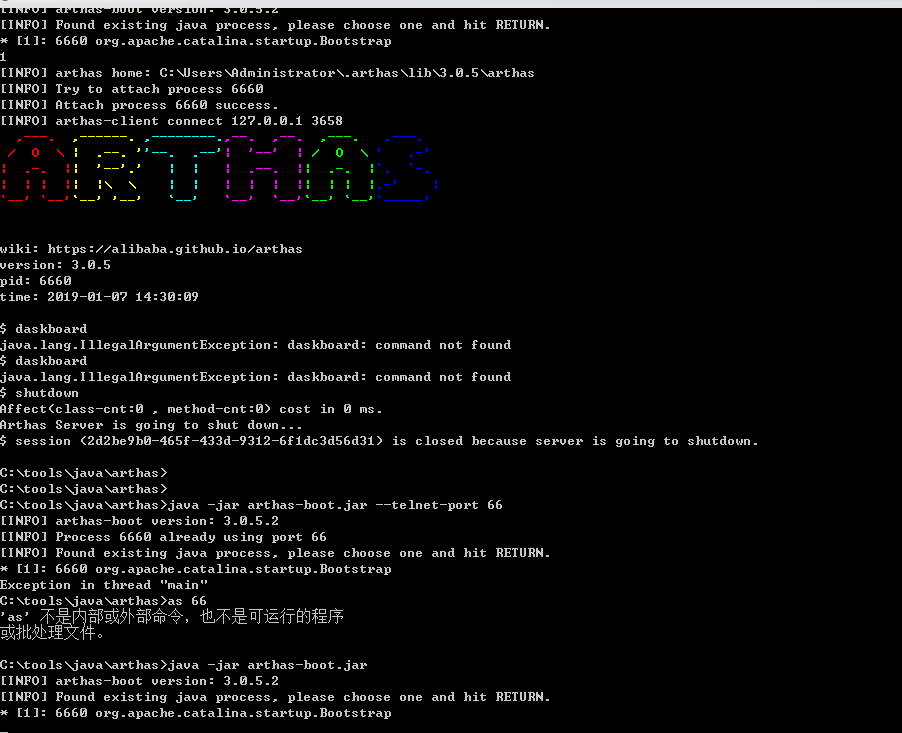 使用tomcat 启动war项目 并用arthas 查看进程 无显示 · Issue #432 · alibaba/arthas · GitHub
