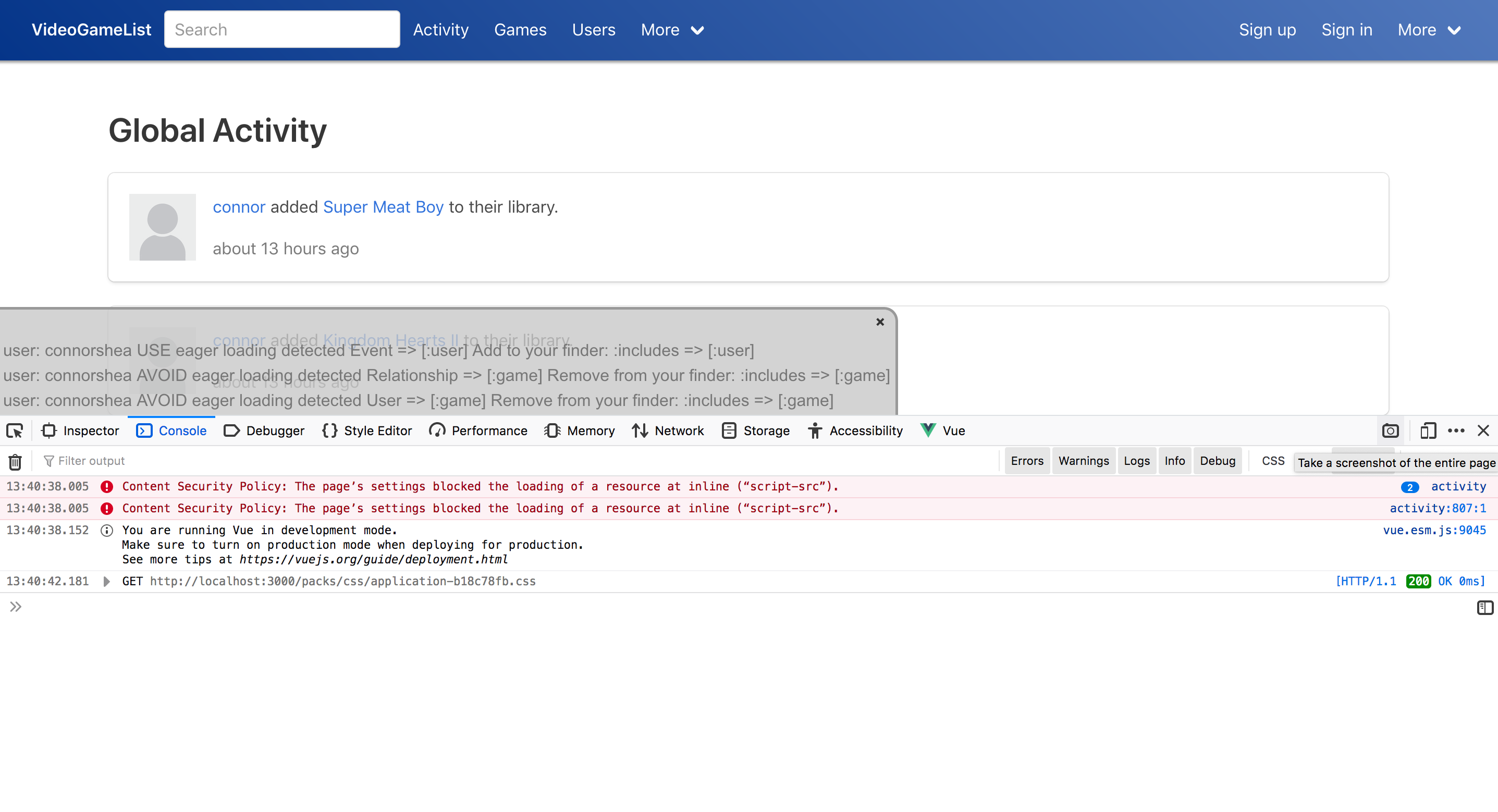 Bullet's inline JavaScript not compatible with Content Security Policy ...