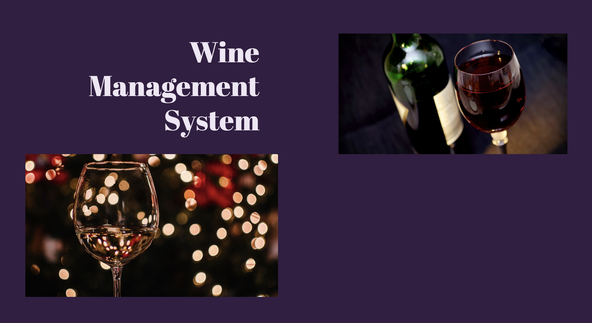 GitHub anveshbompally/WineDatabaseProject Wine Database Management