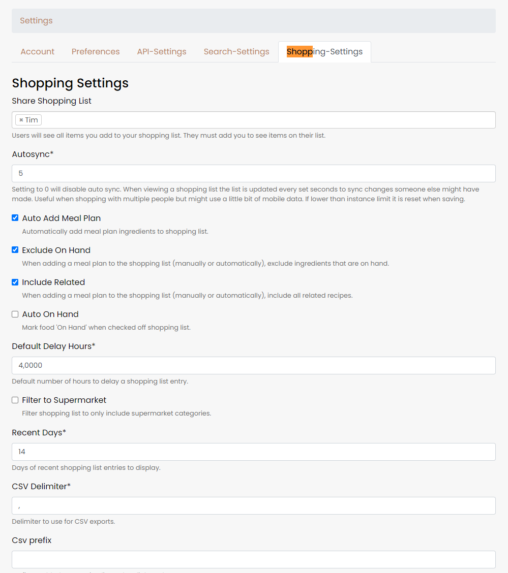 shopping list v2 - complete item error · Issue #1426 · TandoorRecipes ...