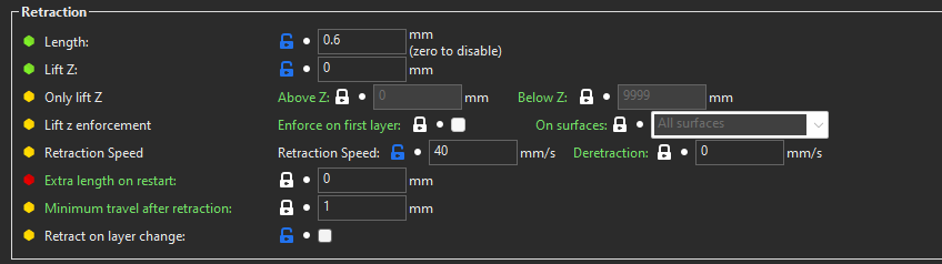 Retractions always happen at layer changes no matter the settings ...