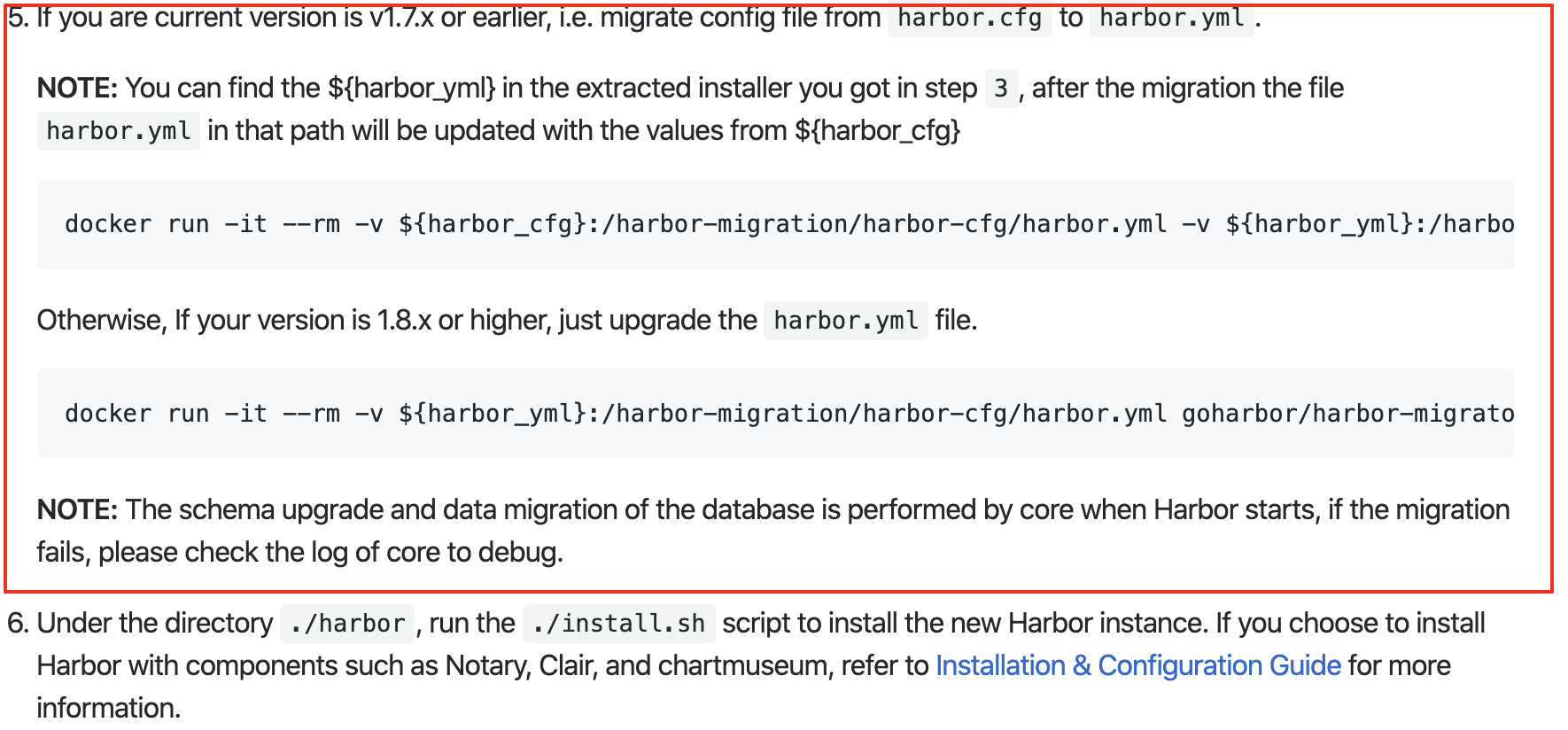 Harbor Upgrade and Migration Guide Not clear · Issue #9777 · goharbor ...