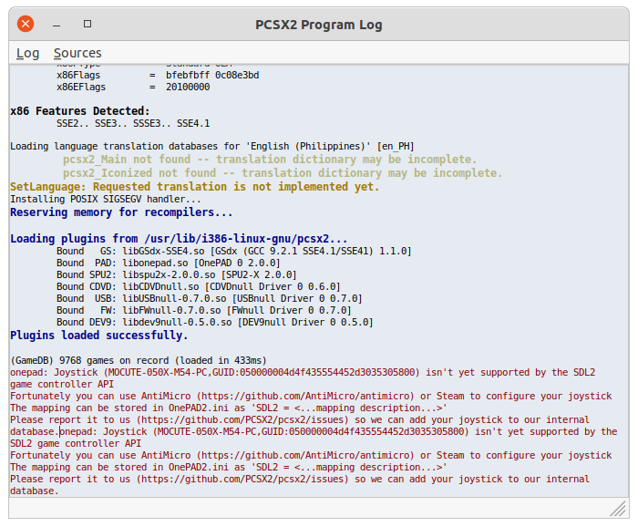 MOCUTE-050X-M54-PC isn't yet supported · Issue #4163 · PCSX2/pcsx2 · GitHub