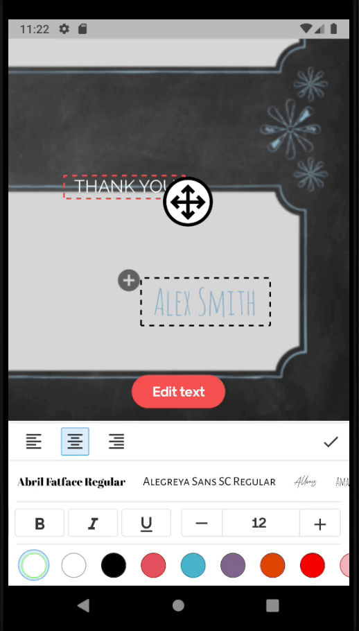 Inconsistent behaviour in scaled view between ios and android issue