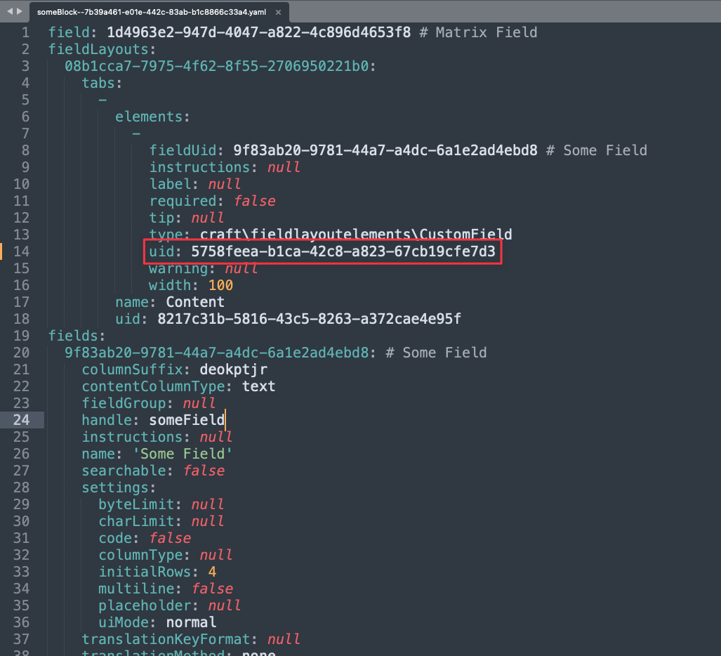 [4.x]: Saving a matrix fields always changes all UIDs · Issue #11248 ...