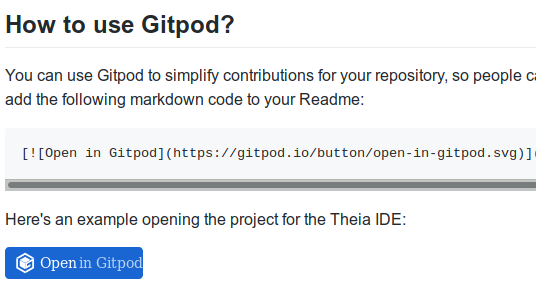 Minor: Open in GitPod badge (open-in-gitpod.svg) is a bit too narrow ...