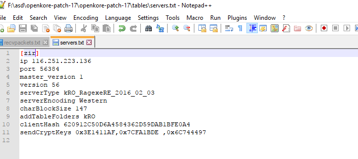 Unable to find recvpackets and servertype for version 56 · Issue #1031 ...