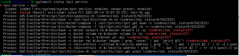 I cannot start TPOT service. Please help. Thanks. · Issue #831 ...