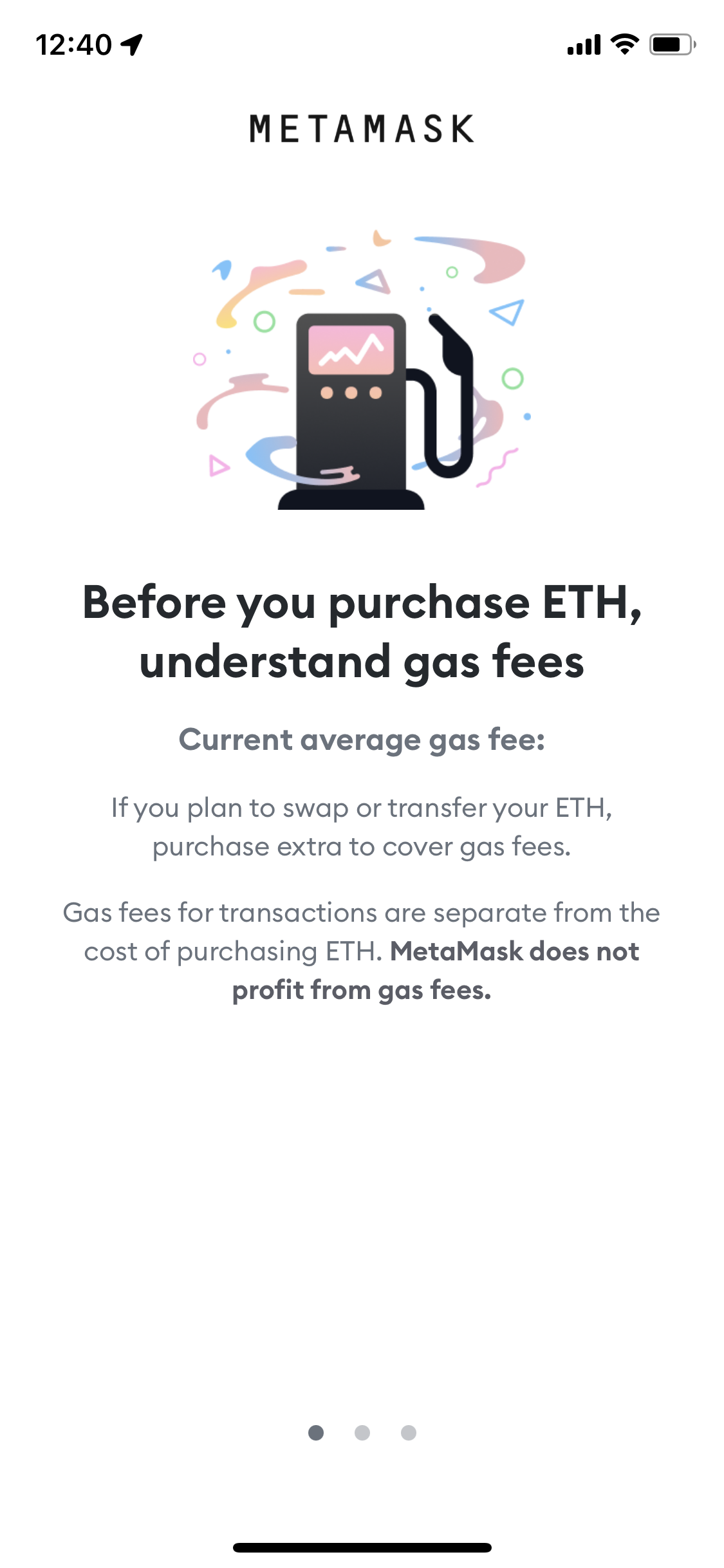 Gas fee number does not load · Issue 3626 · MetaMask/metamaskmobile