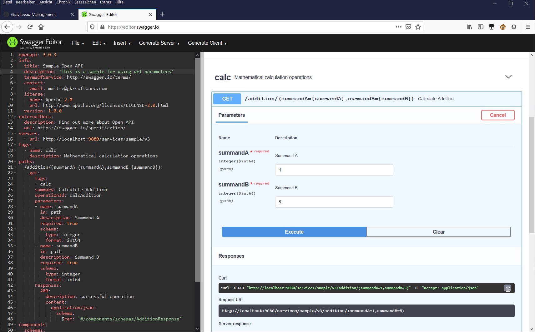 [management] Import of OpenAPI/Swagger containing path definition with ...