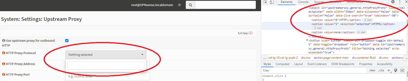 Can't select proxy protocol · Issue #1 · TotalGriffLock/opnsense-plugin ...