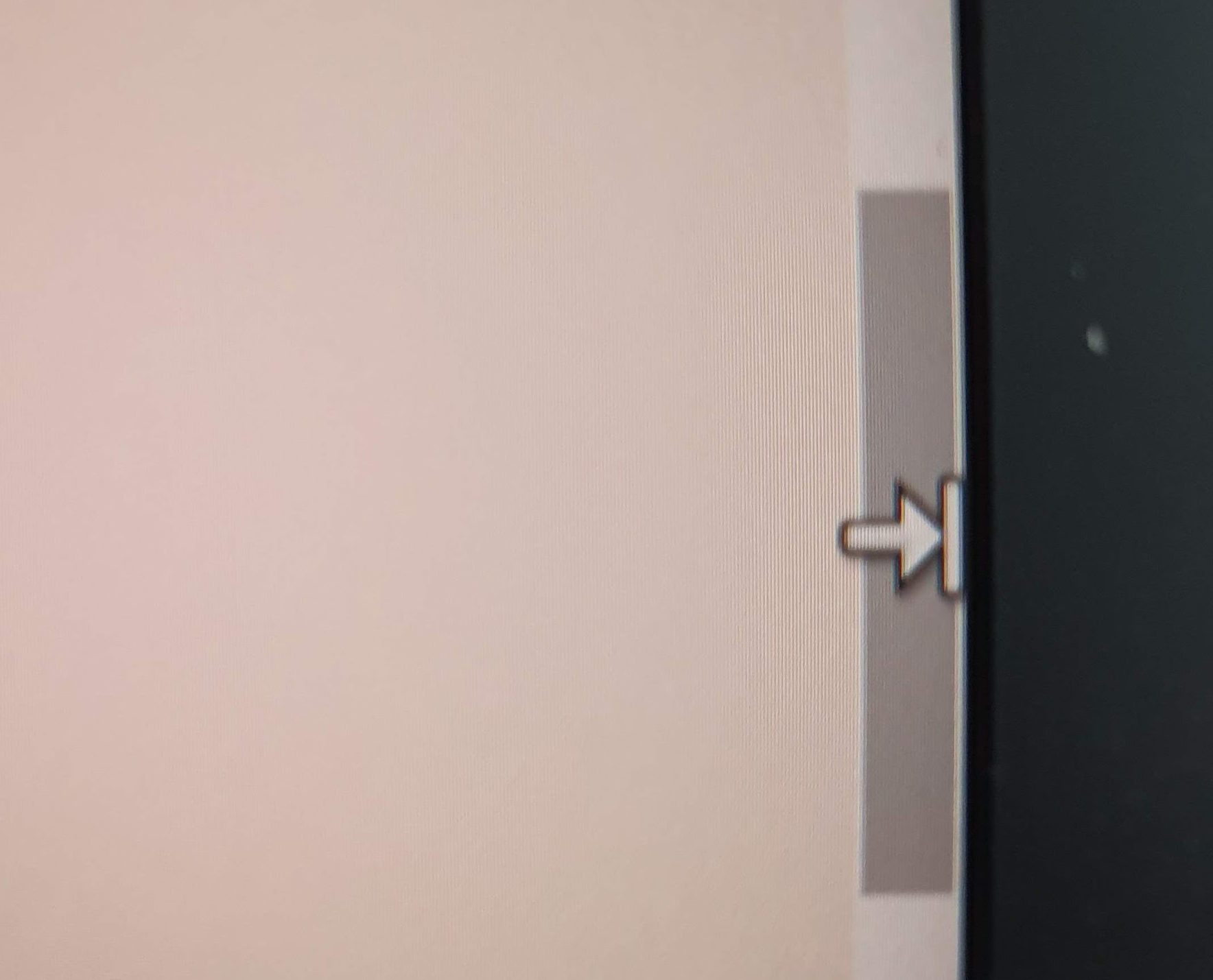 Scrollbar on right side is not clickable "at the edge", instead yields