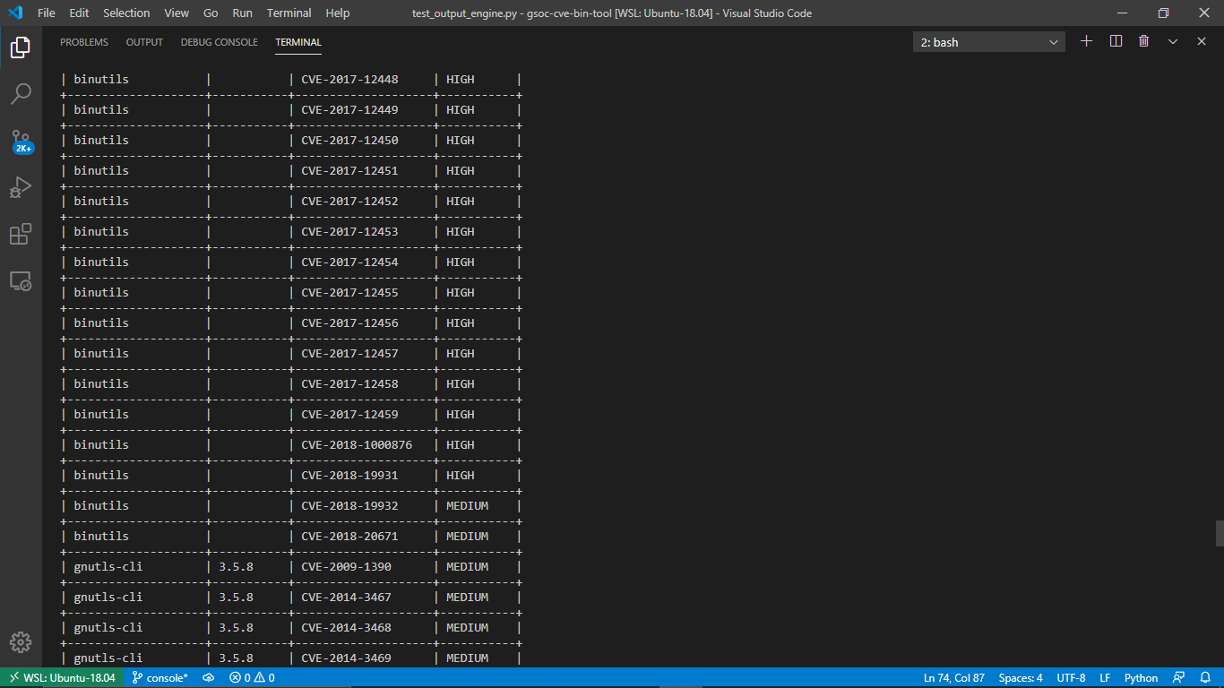 Binutils is showing false positives needs Fixing · Issue 554