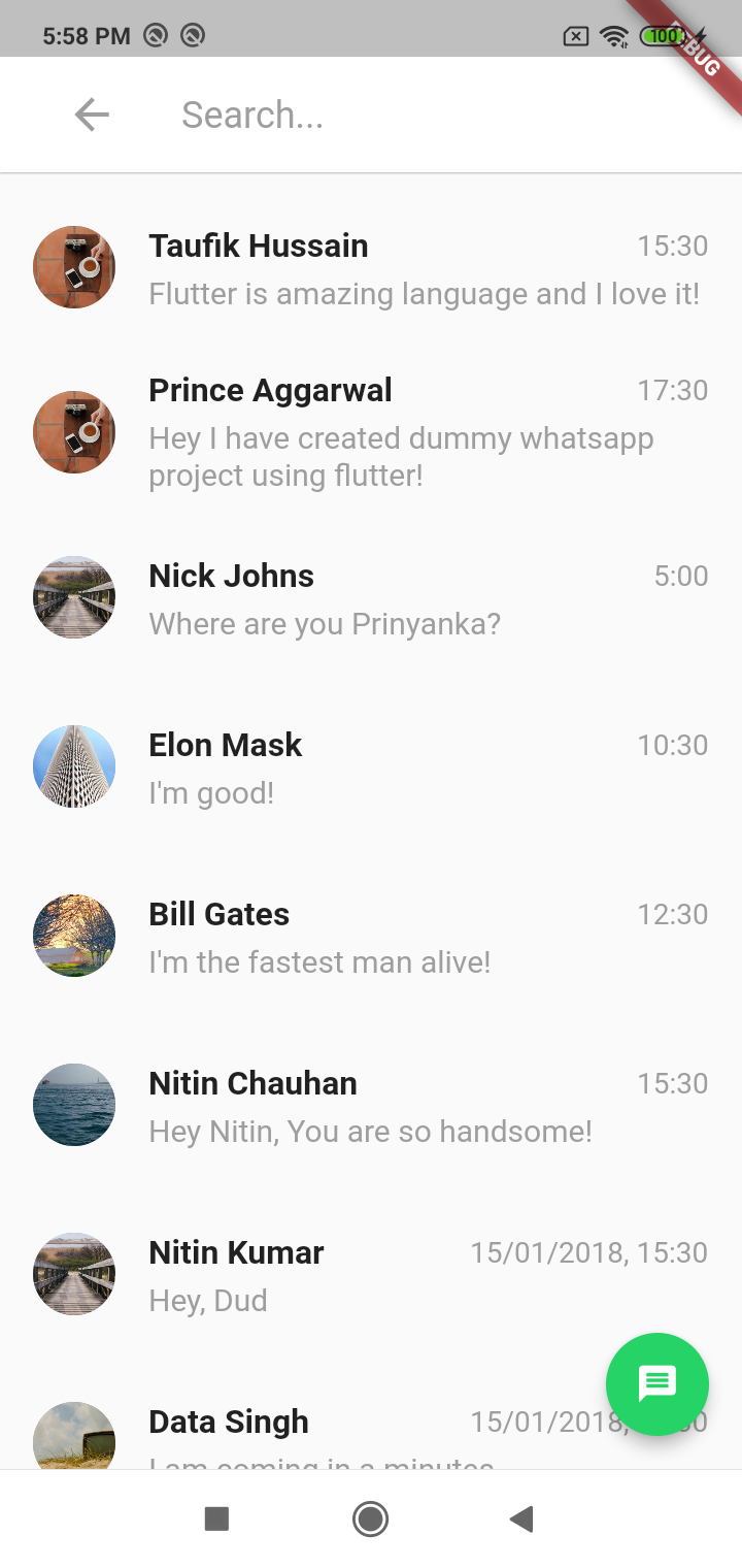 GitHub - taufik1993/whatsappclone: WhatsApp Clone App using flutter
