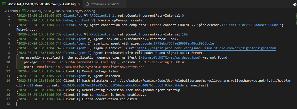 I cant start live share · Issue #3280 · microsoft/live-share · GitHub