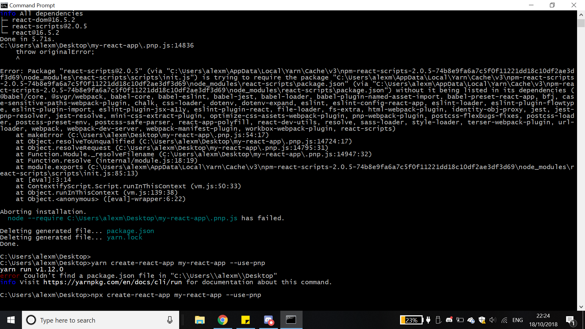 Possible Windows Incompatability Problem · Issue #6557 · yarnpkg/yarn ...