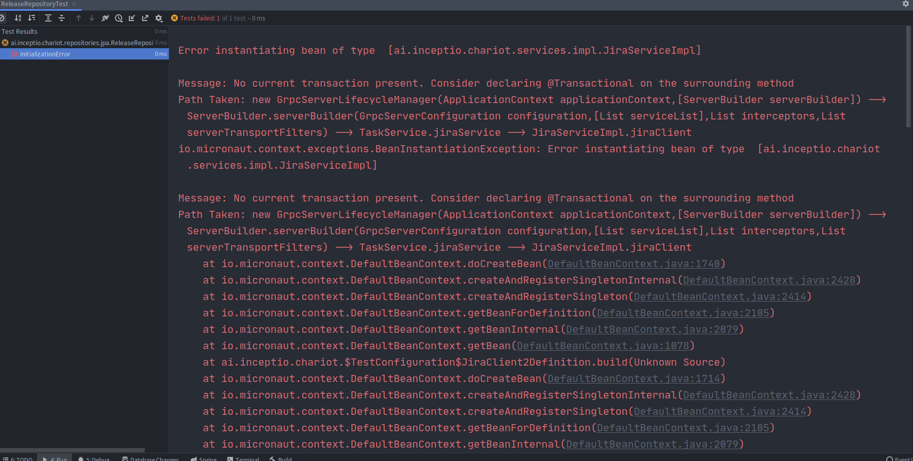 Unexpected CannotGetJdbcConnectionException in JUnit5 · Issue #3627 ...
