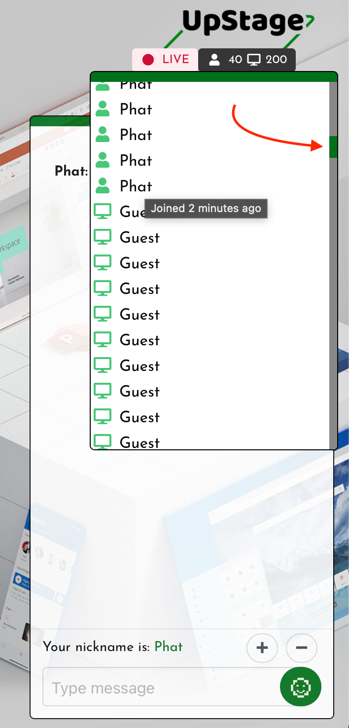 Statistic during Stage on Tablet render problems · Issue #664 · upstage ...