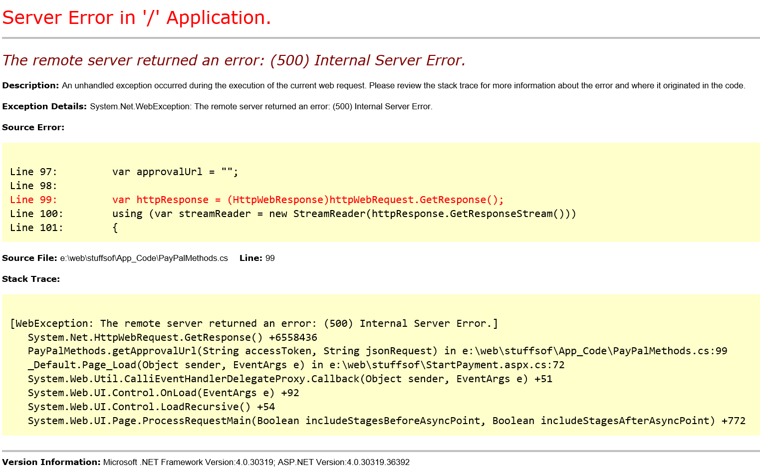 How Do I Arrange PayPal SDK Files On An ASP Net Website Issue 272 Paypal PayPal NET SDK 