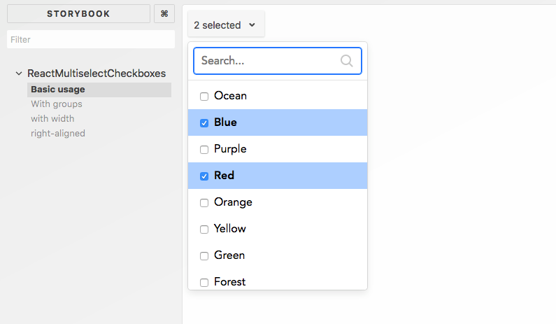 React multiselect checkboxes NPM Npm io