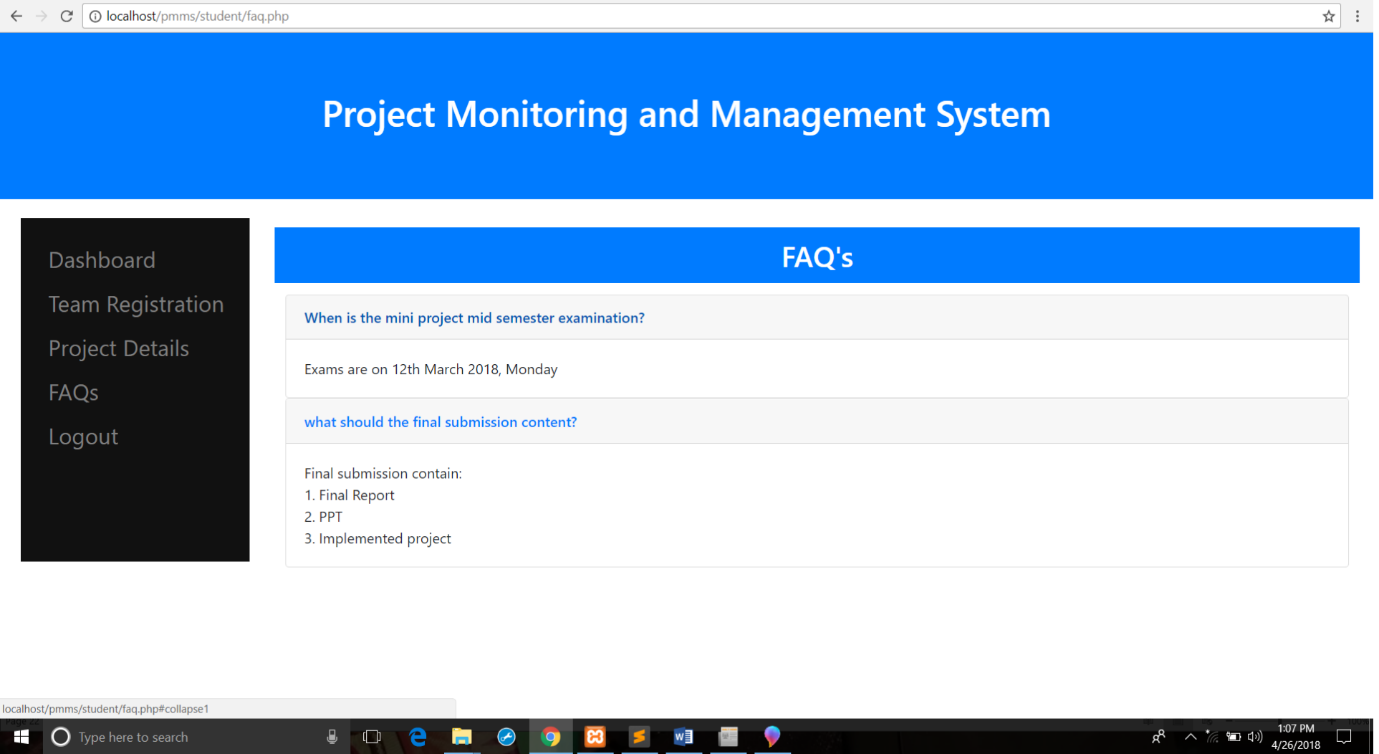 GitHub - hs2310/pmms: Project Monitoring and Management System