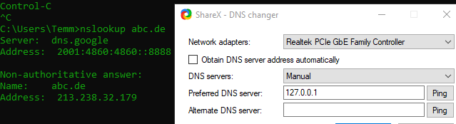[Suggestion] DNS Switcher: Setting IPv6 DNS · Issue #4819 · ShareX ...