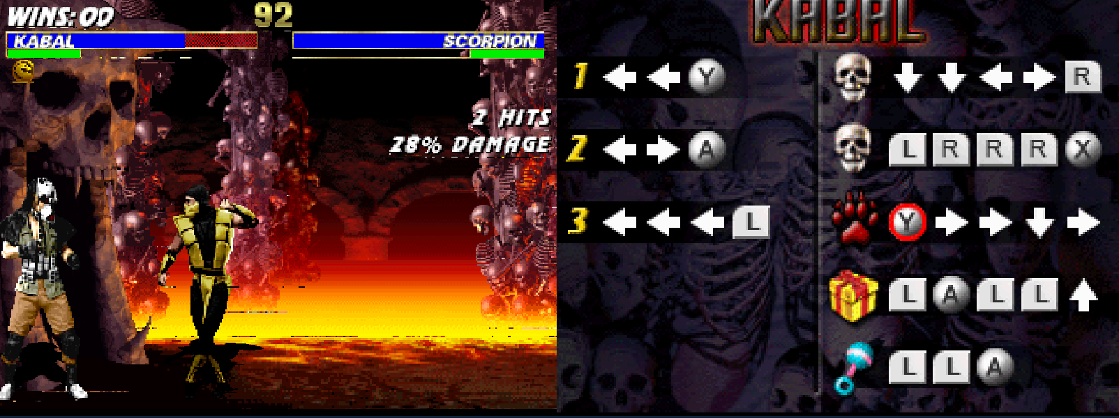 UMK3 Texture glitch splitting lines · Issue 1341 · melonDSemu/melonDS