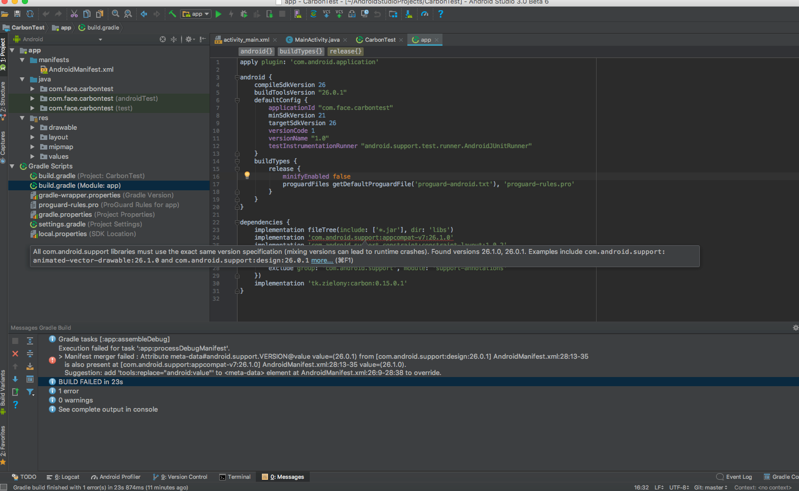 Cant install Carbon · Issue #320 · ZieIony/Carbon · GitHub
