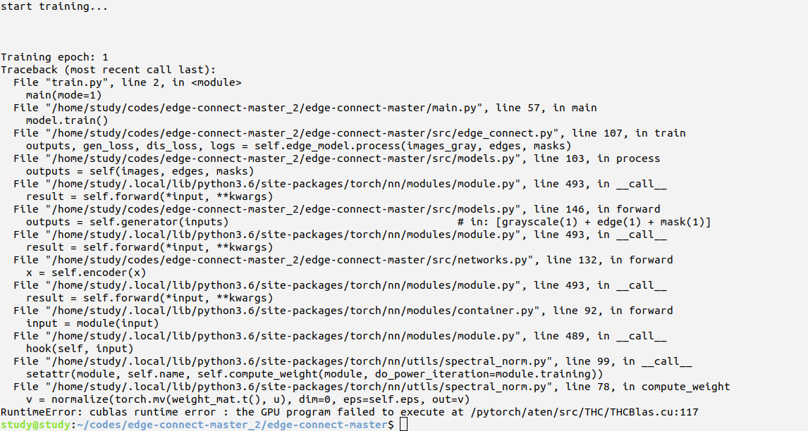 Problem when training with GPU · Issue #87 · knazeri/edge-connect · GitHub