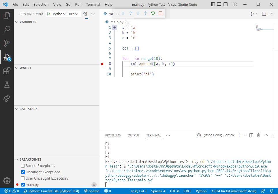 Debugging breaks when in a Live Share Session · Issue #4785 · microsoft ...