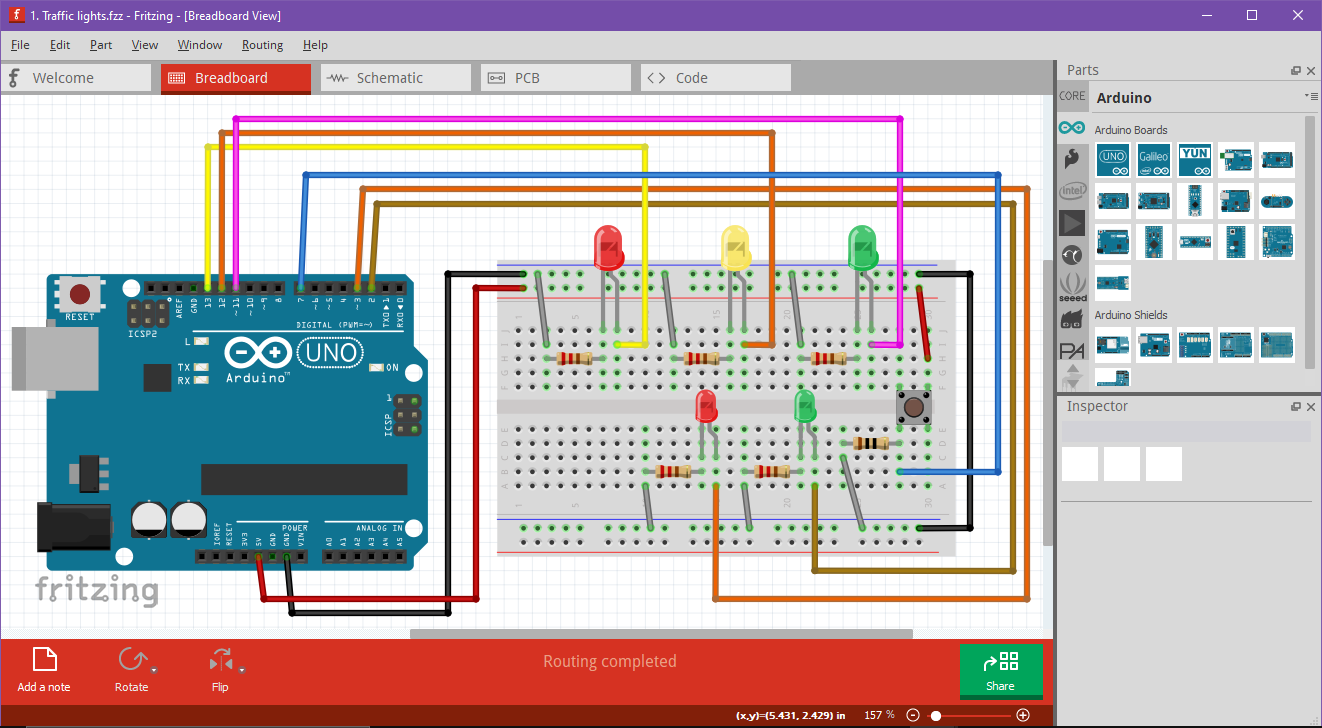 Traffic Light Arduino Code