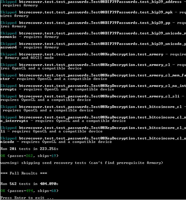 run-all-tests.py Error · Issue #35 · gurnec/btcrecover · GitHub