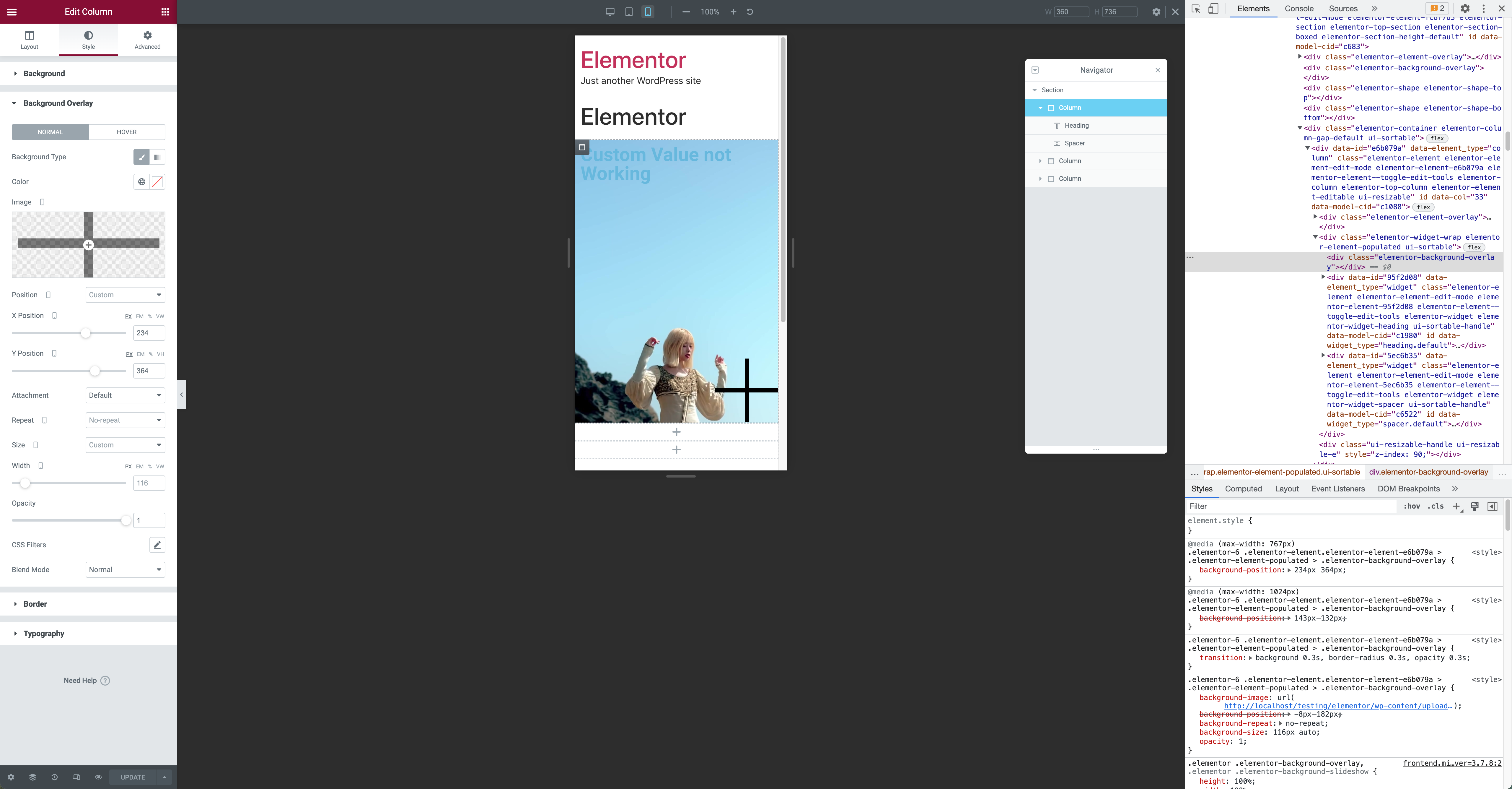 bug-report-background-overlay-custom-position-not-working-for