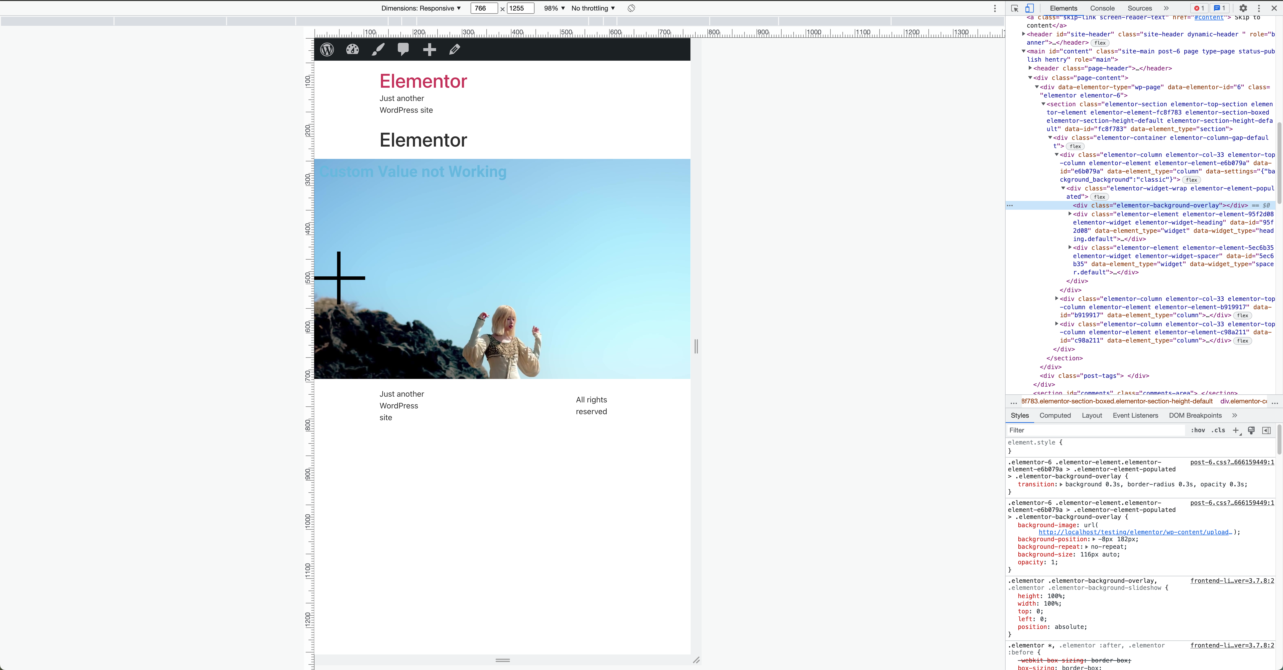 bug-report-background-overlay-custom-position-not-working-for