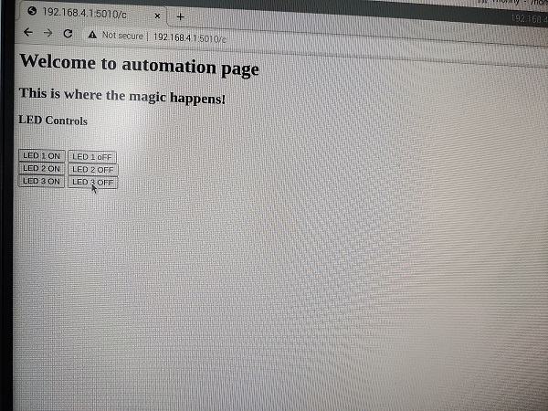 GitHub - Neha086/Mini-Home-Automation: Controlling Led's using a webpage.