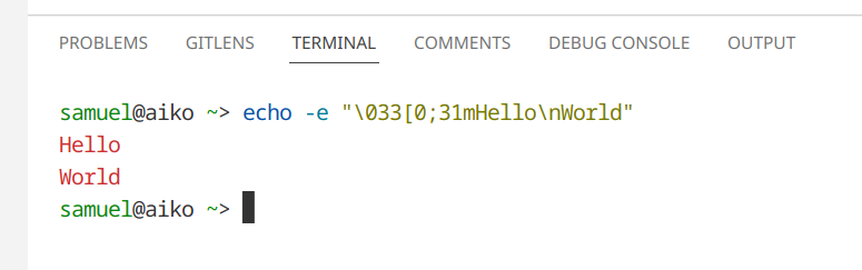 Terminal doesn't appear to correctly handle newlines. · Issue #174771 ...