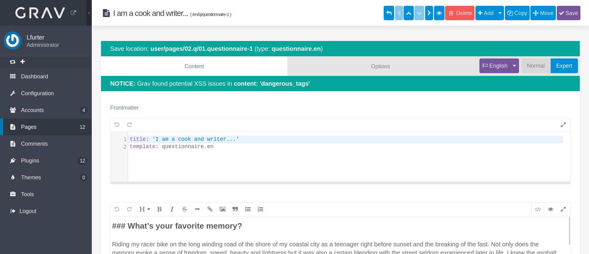 [Bug] saving posts through the admin panel with multi-language creates ...