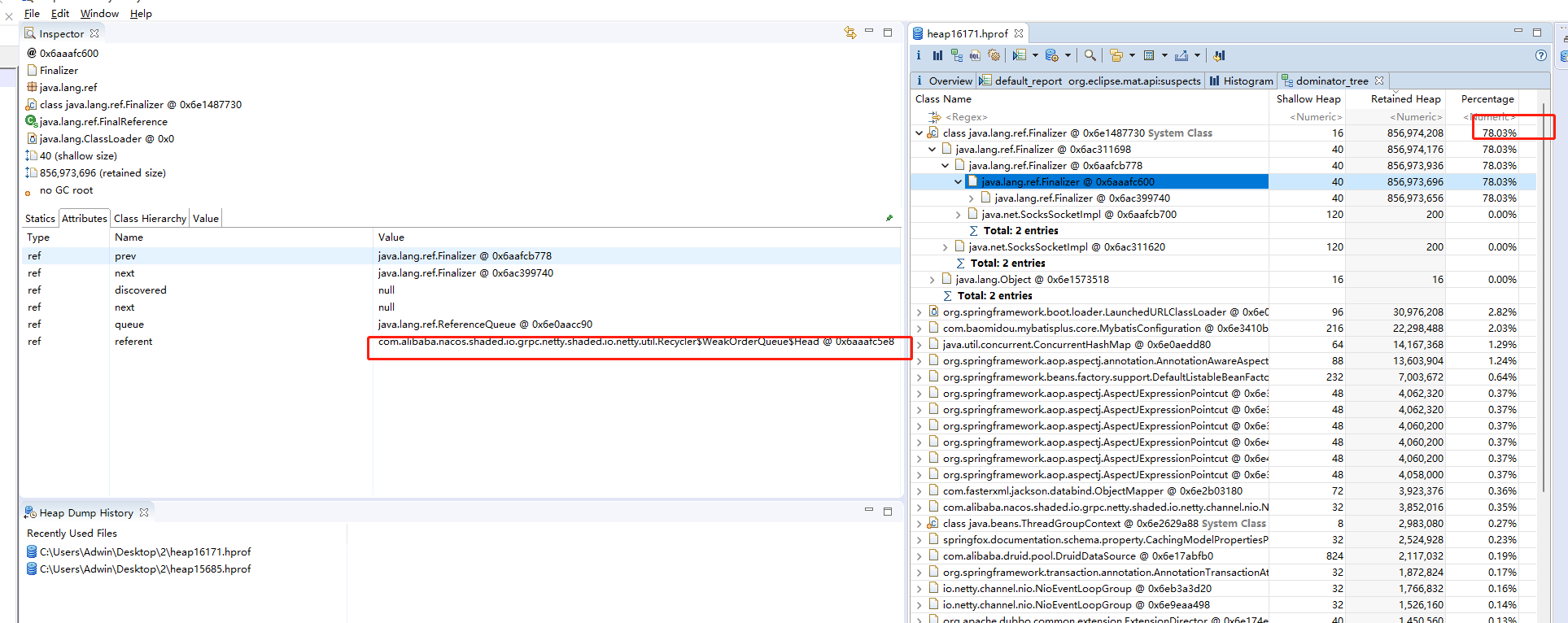 nacos2.0.3 内存不断升高 · Issue #9472 · alibaba/nacos · GitHub
