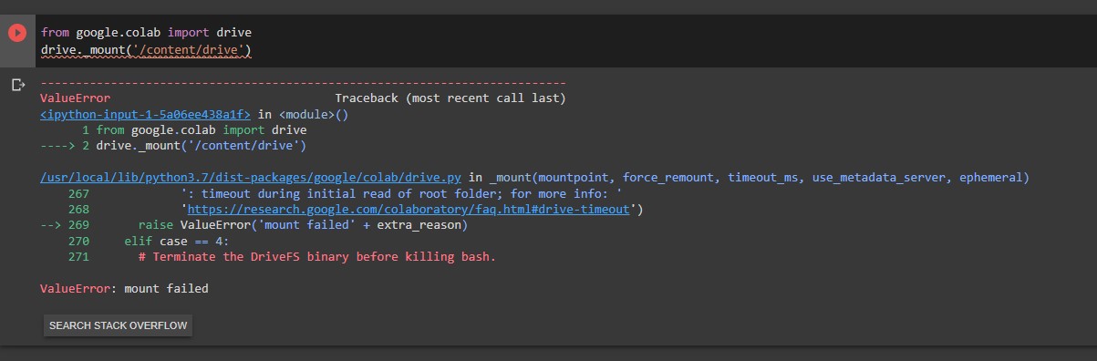 Can't mount another google drive in Colab Pro+ · Issue #2660 ...
