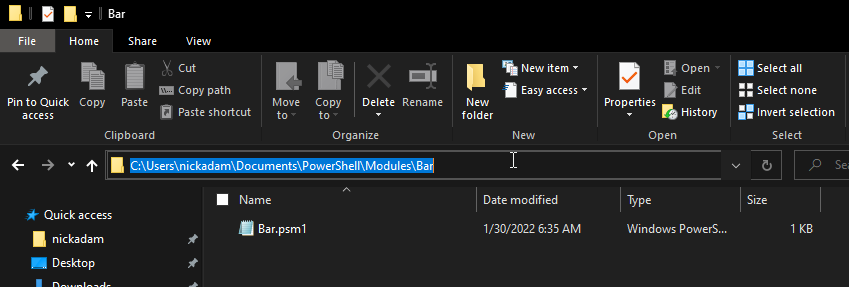 Install a powershell module locally · GitHub